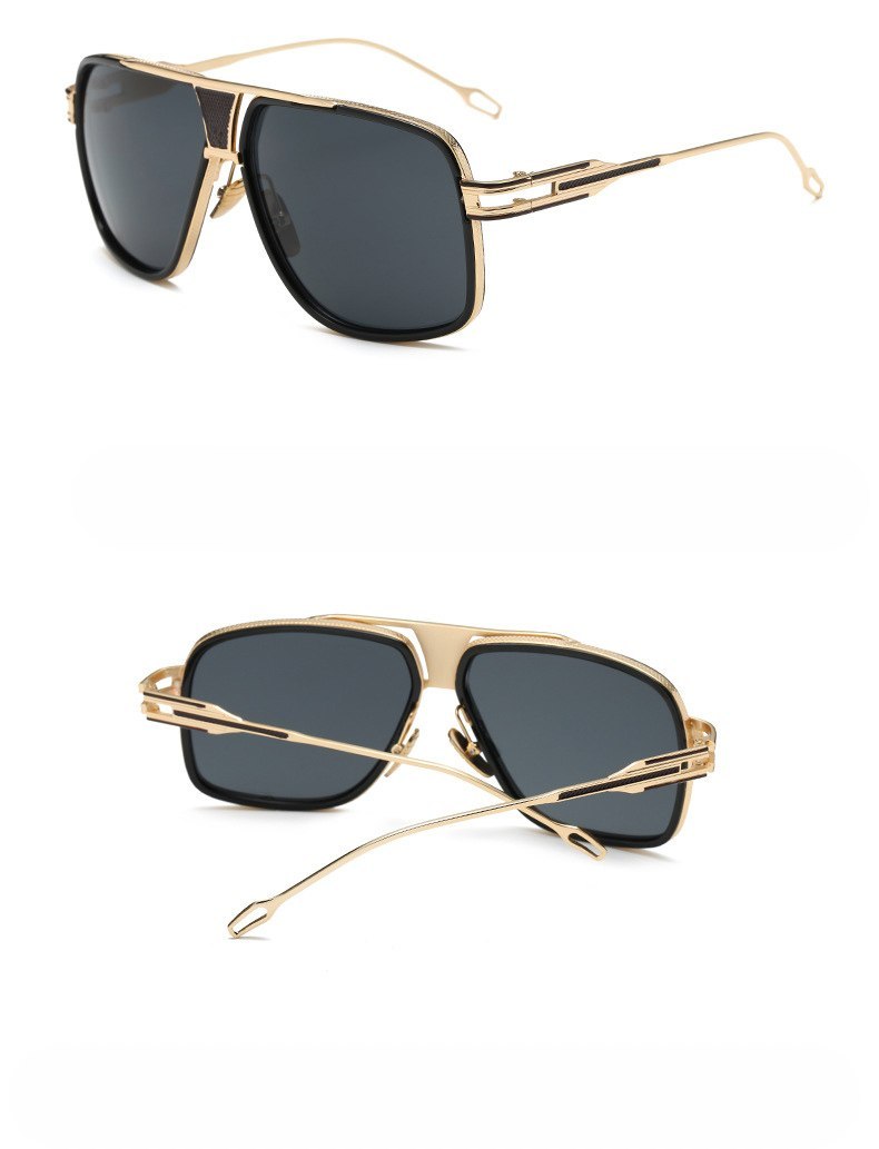 Solglasögon homme varumärken Designer Sun glasögon kör Oculos De Sol Masculino Grandmaster Square Solglass