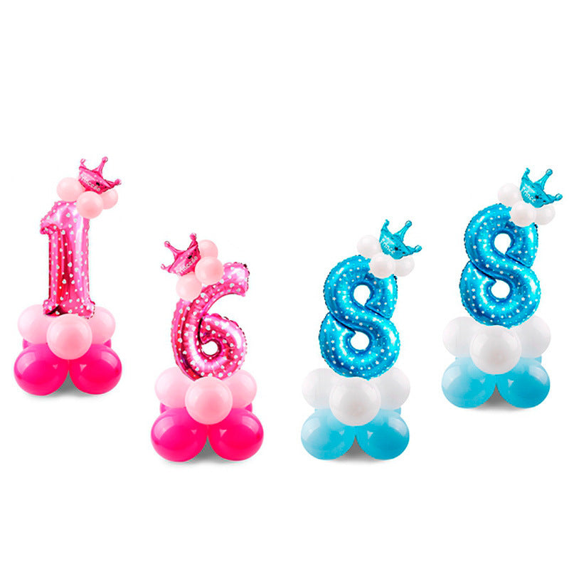 Ballon en aluminium pour fête d'anniversaire