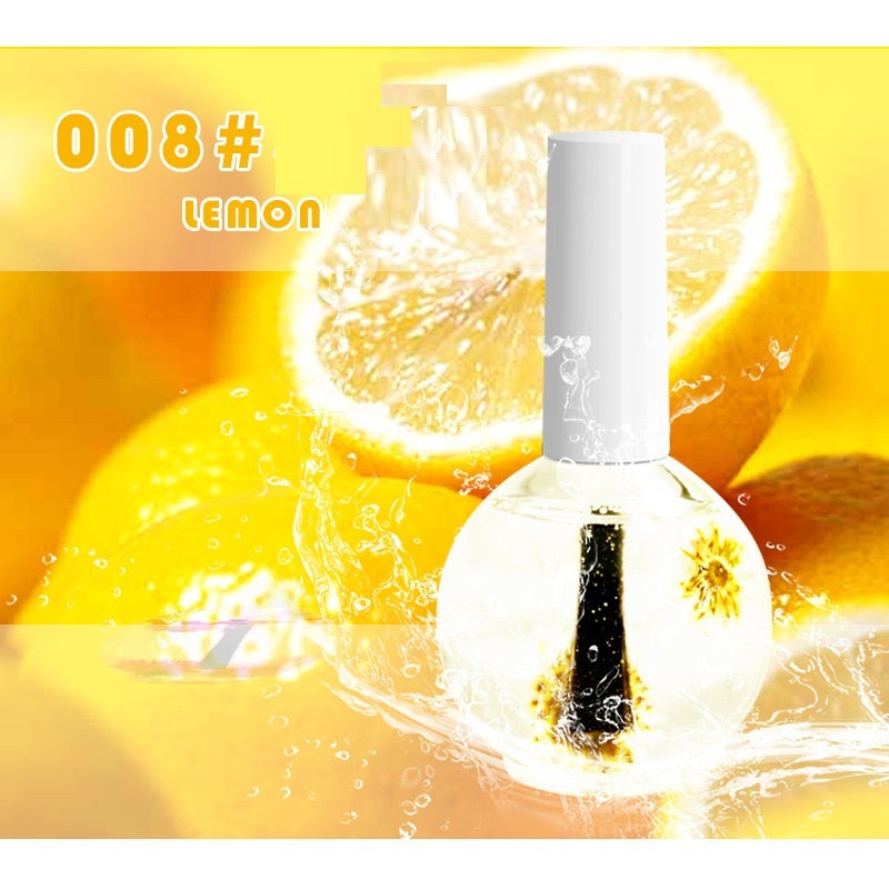 Professional Nail Treatment Oil - Dried Flowers Nutrition Formula | Moisturizing Strengthening Care