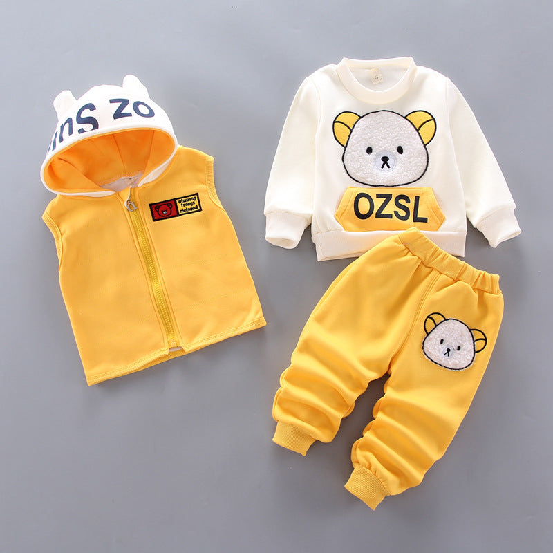 Children's Thick Three-Piece Suit