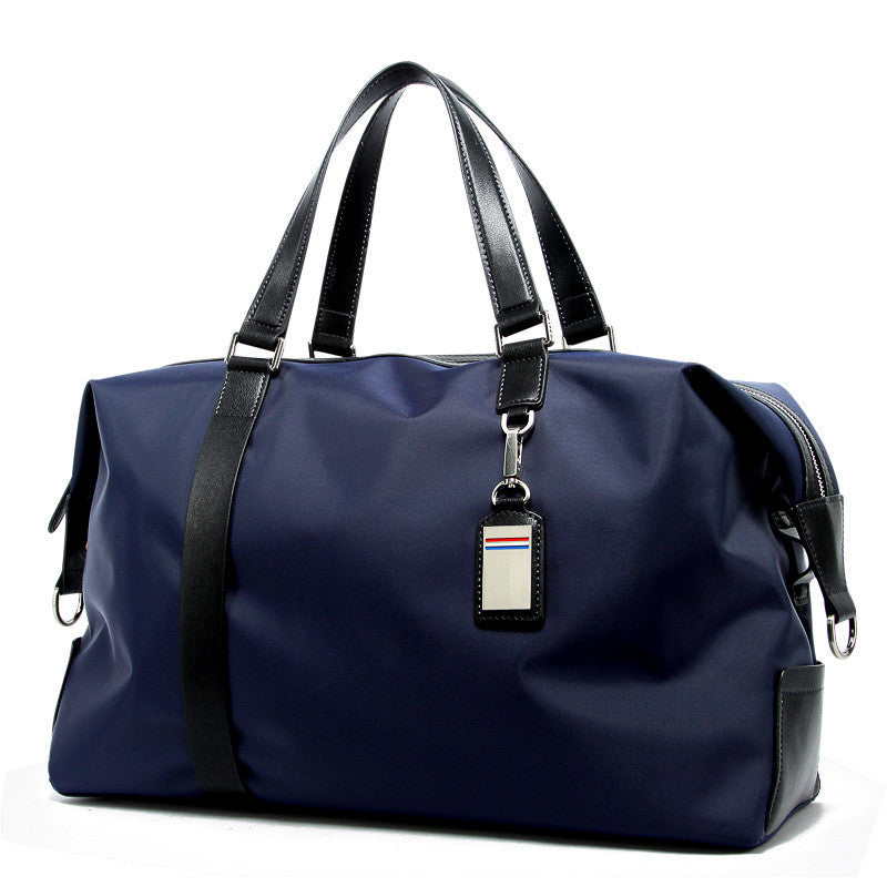 Korean-Style Foldable Outdoor Duffel - Modern Men's Adventure Travel Bag