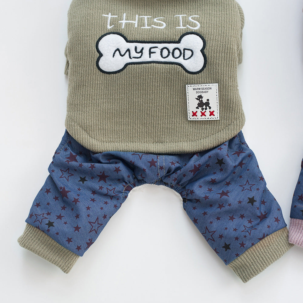 Vêtements pour animaux de compagnie en os