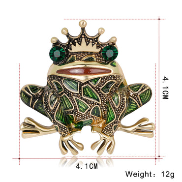 Frog Prince Diamond Brooch Brooch