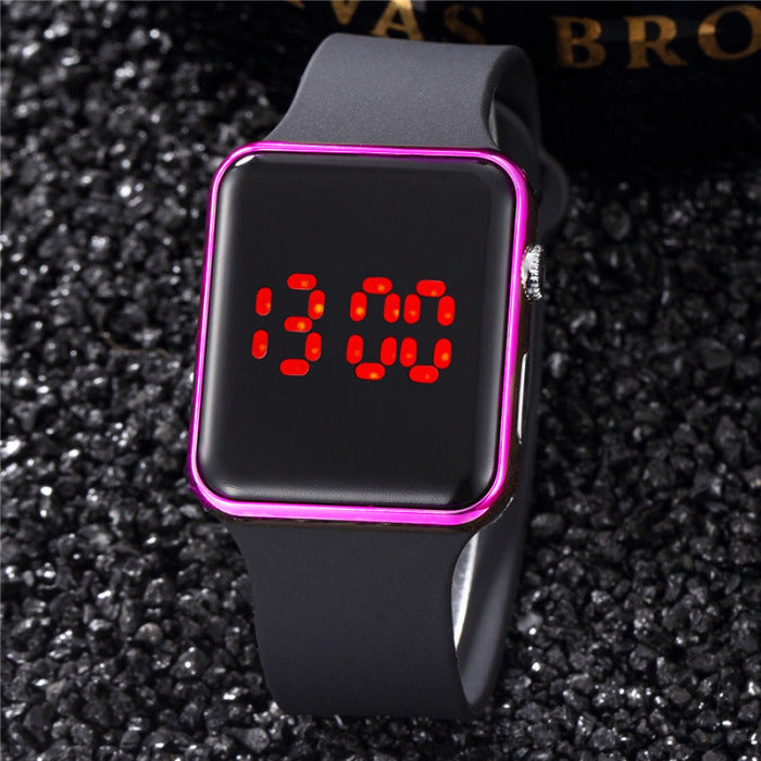Digital Wrist Watch - Modern Stylish Functional Sleek Vibrant Comfortable Adjustable Statement