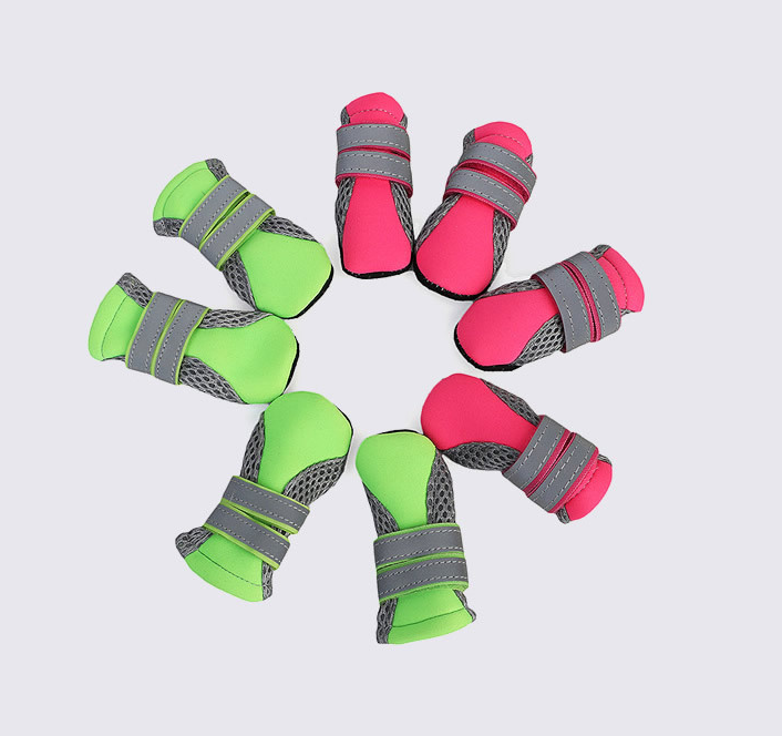 Dog Walking Shoes - Reflective Waterproof Pet Boots
