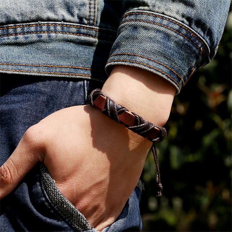 Asgard Crafted Leather Nordic Armband