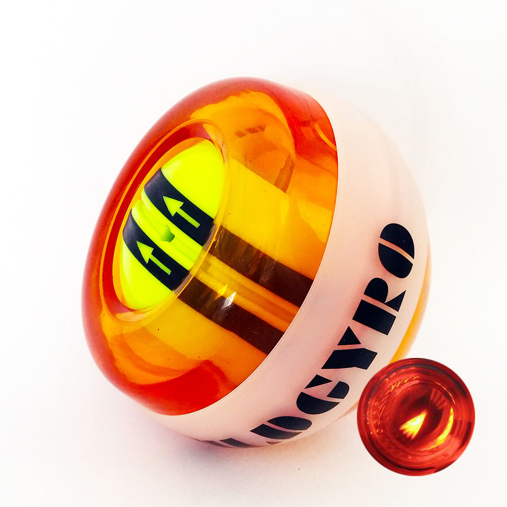 Professional Fitness Wrist Ball - ABS & Zinc Alloy Gyroscopic Trainer (6 LED Color Options)