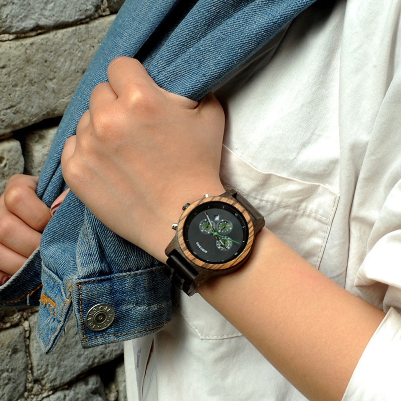 Montre en bois pour hommes
