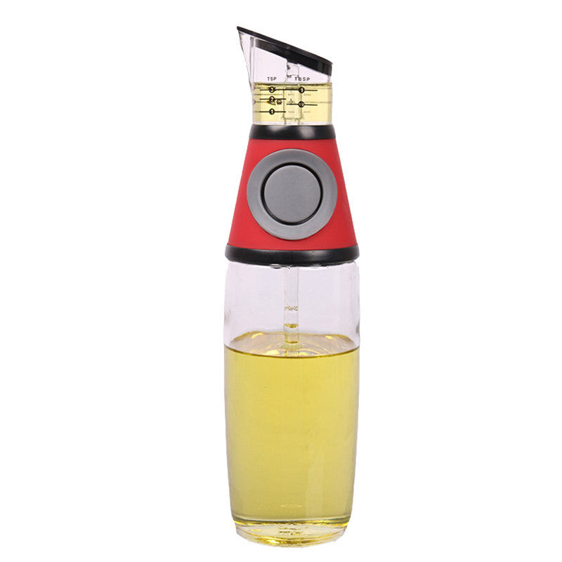 500ml Measurable Glass Bottle Oil Bottle Soy Sauce Bottle Kitchen Equipment