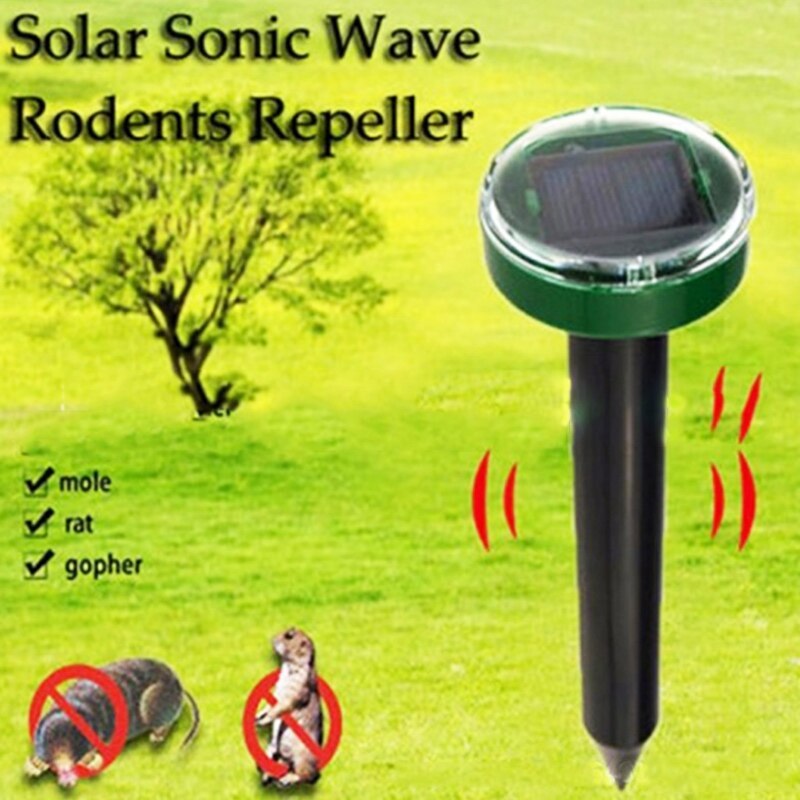 Solcellsdriven ultraljudsmusavskräckare, ormavskräckare