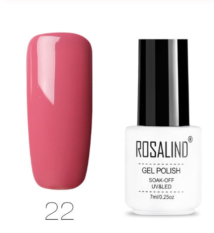 ROSALIND Pure Colors Gel Polish Collection - 7ML | 58 Colors + Base/Top UV/LED