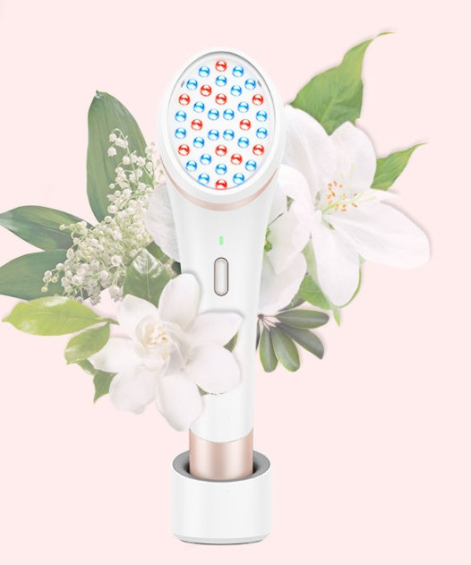 Acne Light Therapy Device - Wireless Rechargeable Blue & Red Light Treatment