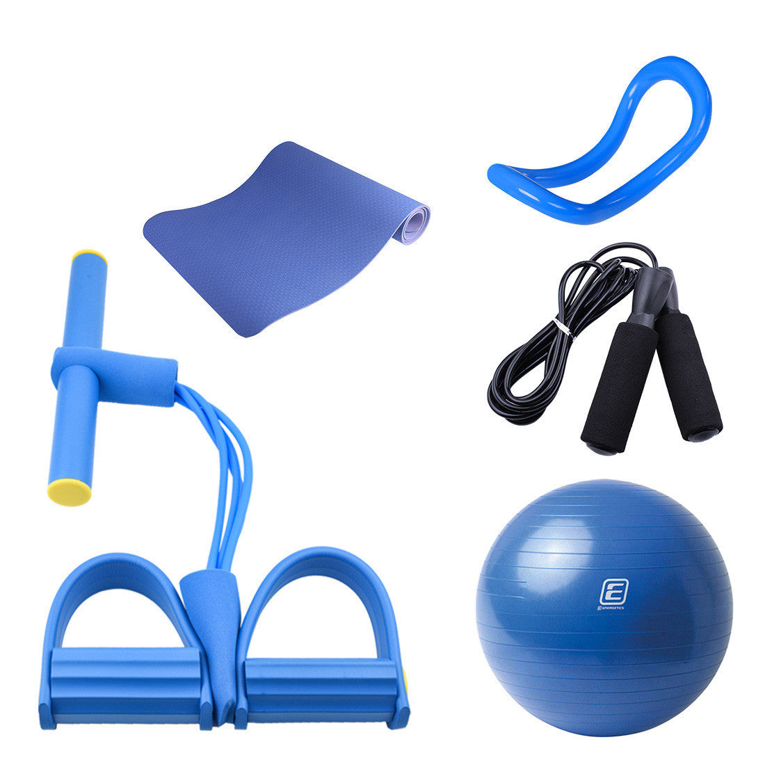 Professional Home Fitness NBR Yoga Mat - Multi-Scene Training (3 Color Suits: Blue, Pink, Purple)