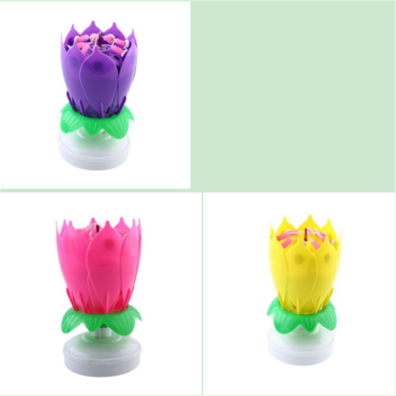 Incroyables bougies de lotus
