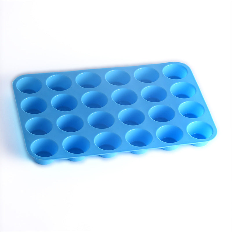 24 trous avec moule à gâteau rond en silicone