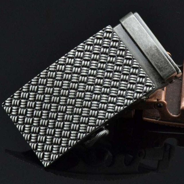 Men's Automatic Buckle Alloy Leather Belt Head - Contemporary Innovation