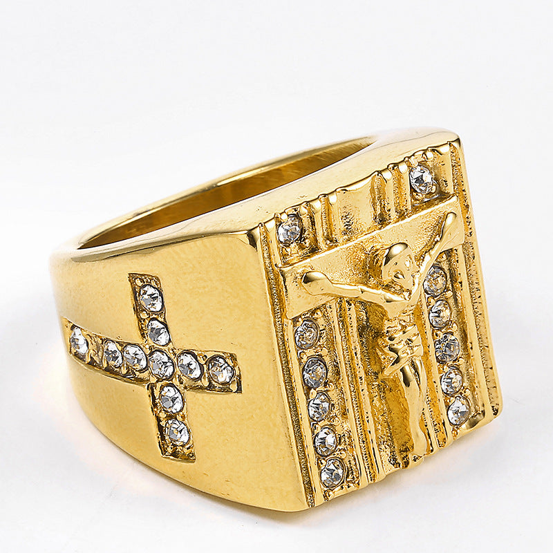 Jesus kors ring