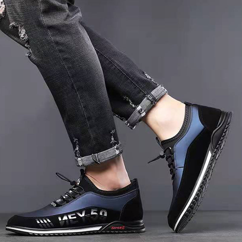 Letter Print Sneakers Herr No Tie Outdoor Running Sport Skor