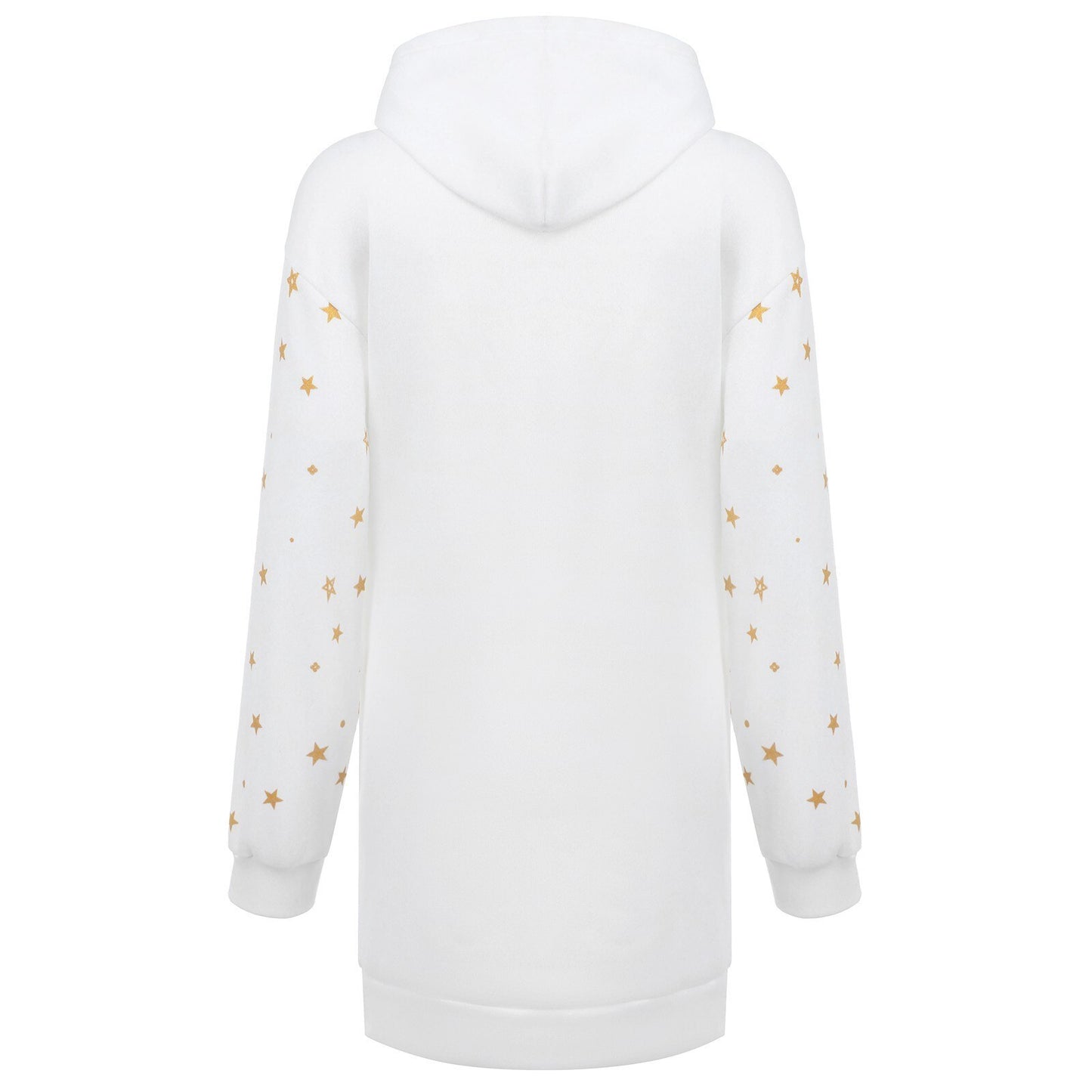 Pull à capuche et manches longues avec poche mi-longue imprimée, offre spéciale de noël