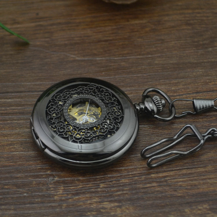 Round Flip Pocket Watch - Classic Elegant Modern Functional Sleek Sophisticated Timeless Portable Precision