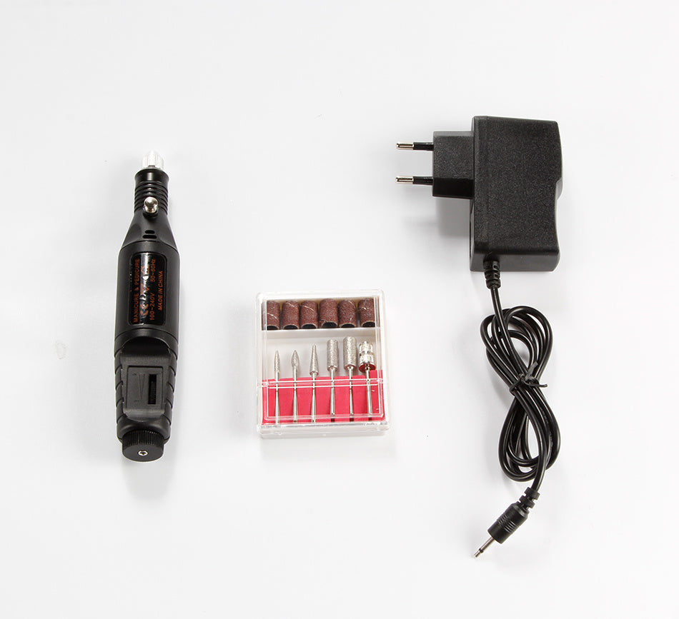 Electric Nail Drill Pen Professional Tool - 13.8x2.8cm | 3000-20000 RPM Variable Speed