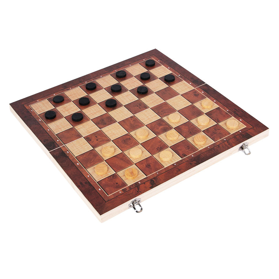 Holiday Entertainment: 3 in 1 Backgammon Chess Set