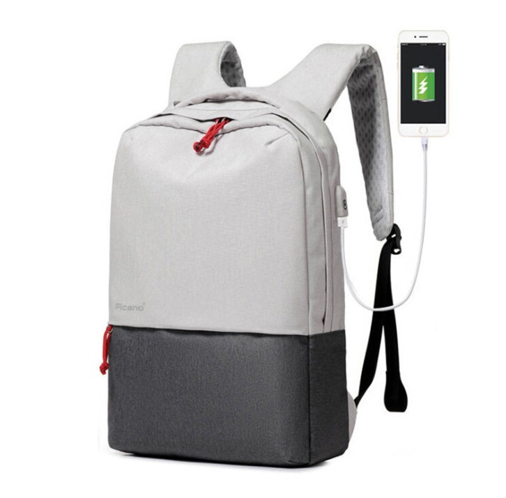 Gränsöverskridande Picano anpassad datorväska ryggsäck fritid studentpaket män och kvinnor multifunktionell USB-laddningsryggsäck