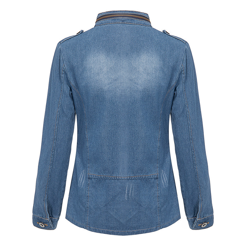 Veste en jean femme