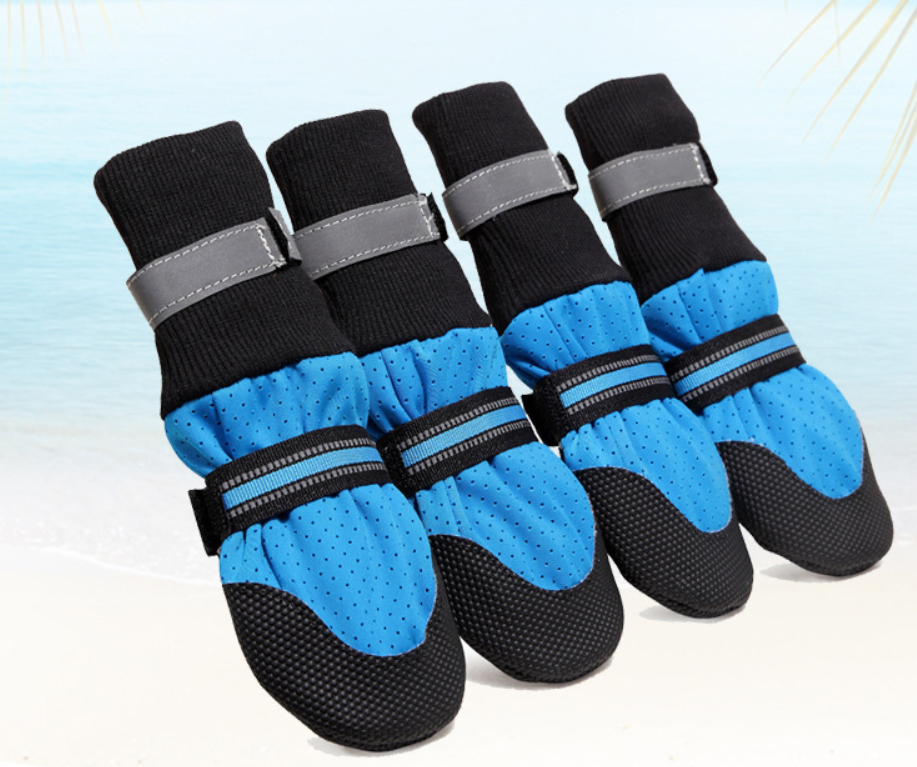 Chaussures pour chiens de compagnie Bottes de neige antidérapantes pour animaux de compagnie