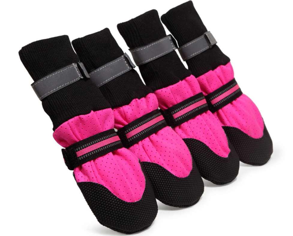 Chaussures pour chiens de compagnie Bottes de neige antidérapantes pour animaux de compagnie