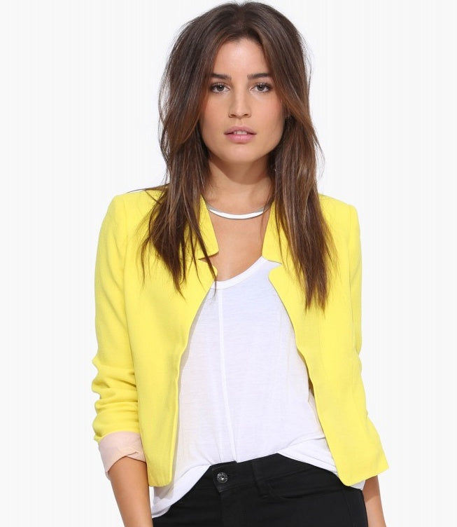 Spring Autumn New Fashion Women's Short Blazer Coat - Stylish & Professional