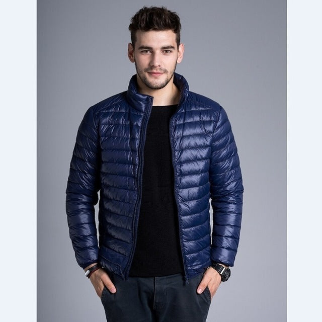 Vinterjacka för män Jackor Duck Down Coat Ytterkläder Parka