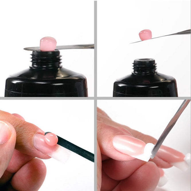 MSHARE Acrylic Poly Gel Set - UV Builder Enhancement Extension | Polygel Varnish French Kits