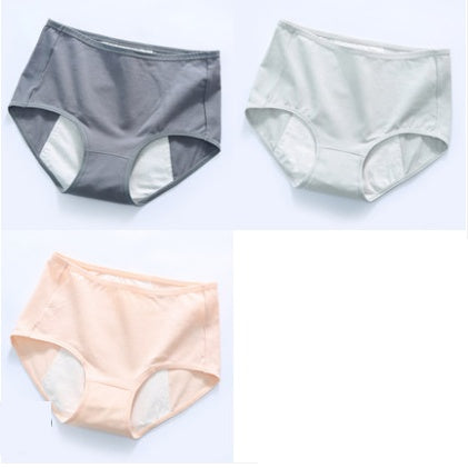 Physiological Pants Girls Ladies breathable antibacterial leak-proof of waist large size menstrual period warm triangle cotton underwear women