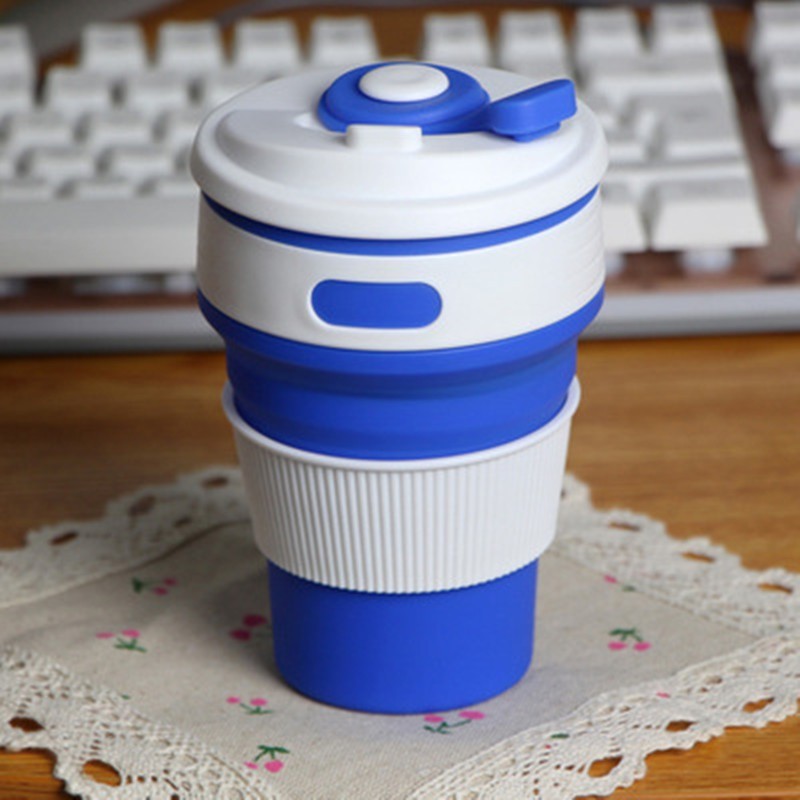 Coffee Mugs Travel Collapsible Silicon Cup Folding Water Cups BPA FREE Food Quality Drink Ware Mug Tea Coffee Cups