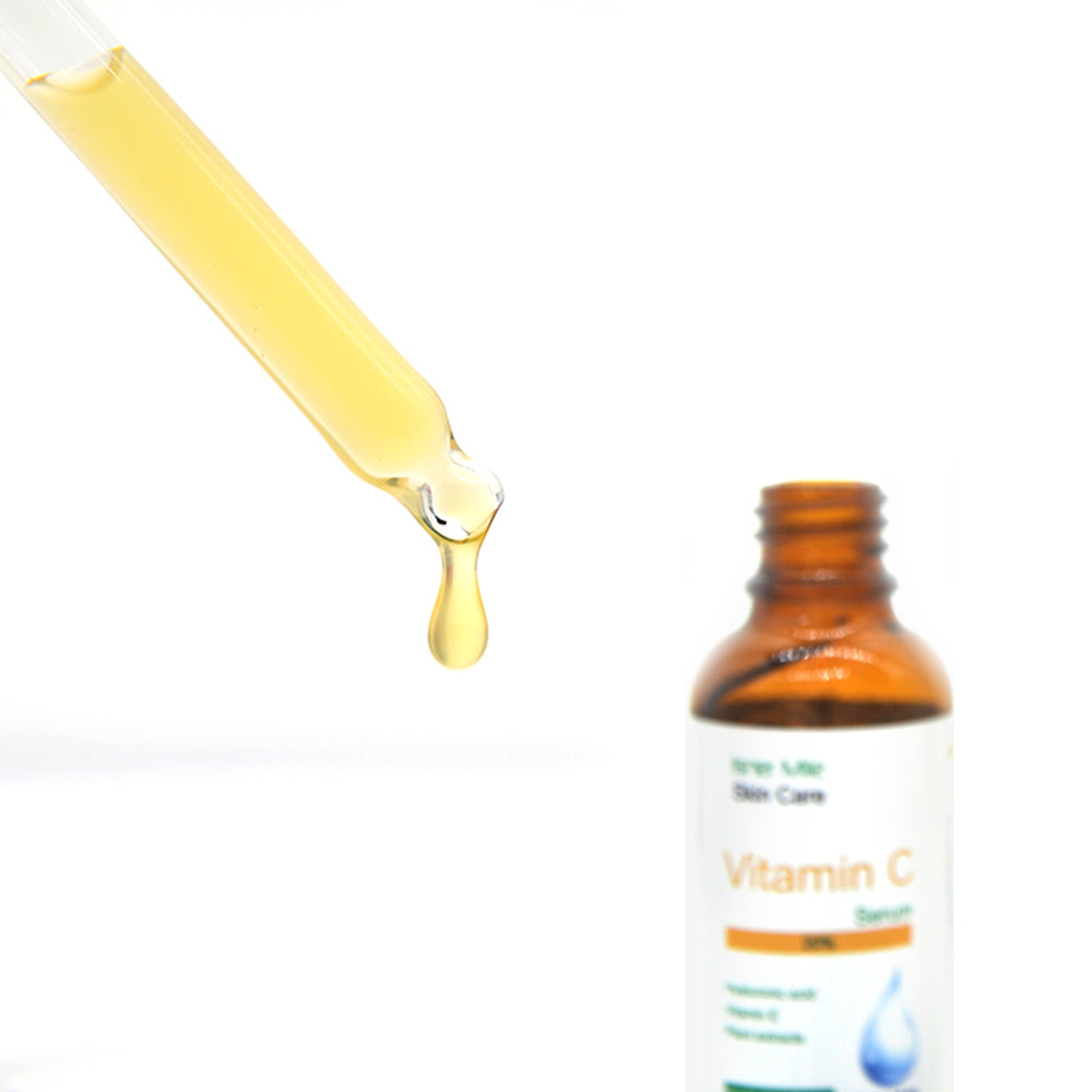 C-vitamin outspädda hudvårdsprodukter