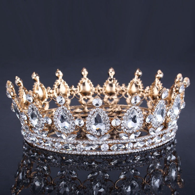 Barock Brudkrona Huvudbonad Rhinestone Håraccessoarer
