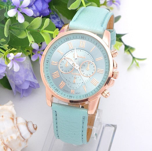 Three Eye Watches Retro GENEVA Geneva Students Couples Watches Men's Belts Quartz Trends Watches - Stylish Functional Reliable Trendy Timeless Modern
