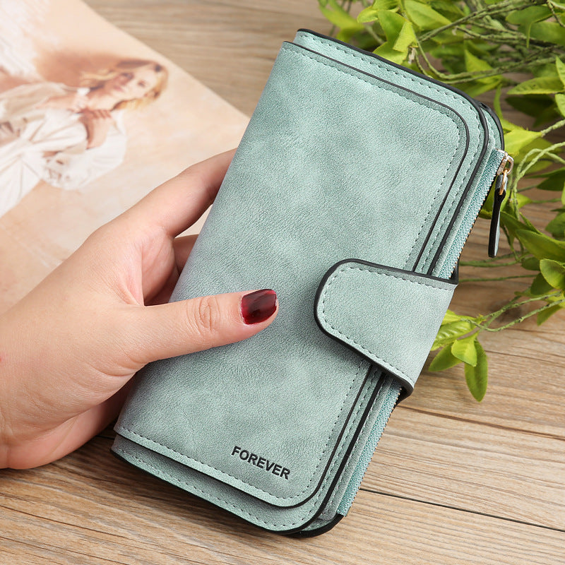 Matt PU Leather Multifunctional Wallet PU