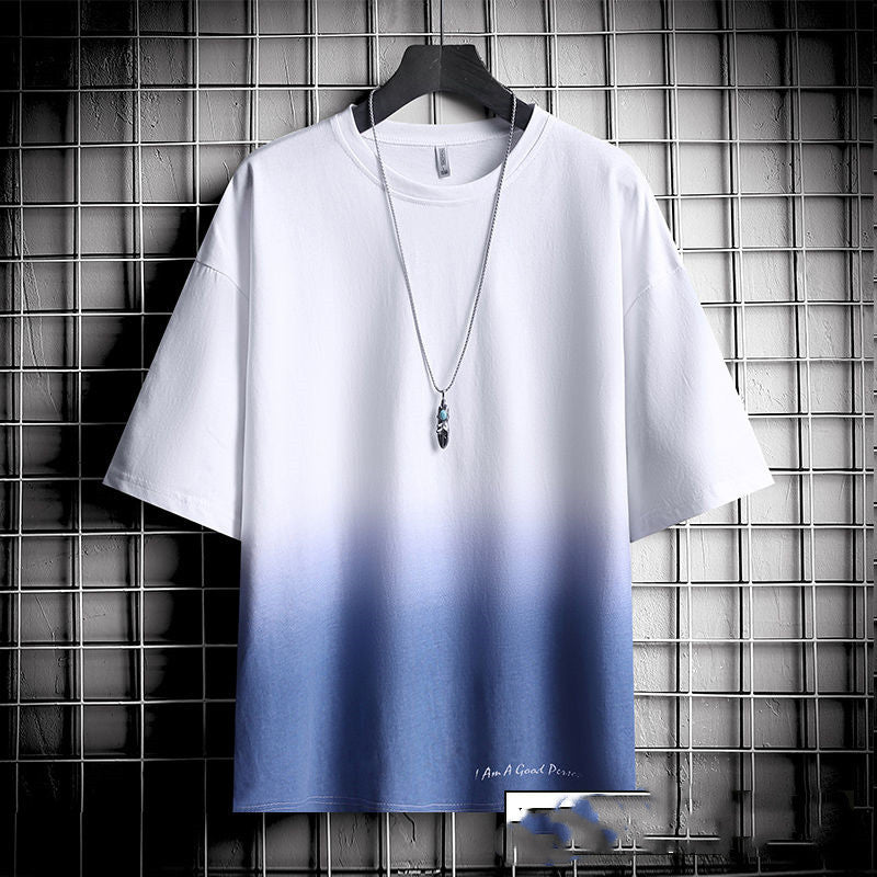 T-shirt ample style Hong Kong pour hommes