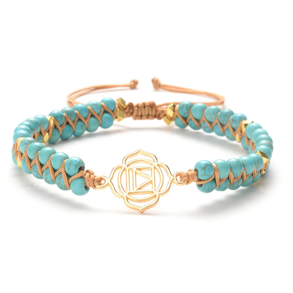 Sju chakra spirituell meditationsarmband