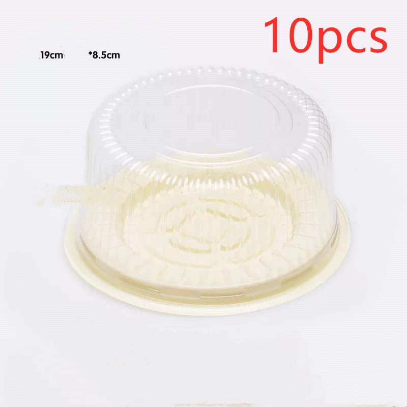 Boîte d'emballage de gâteaux, boîte blister ronde transparente