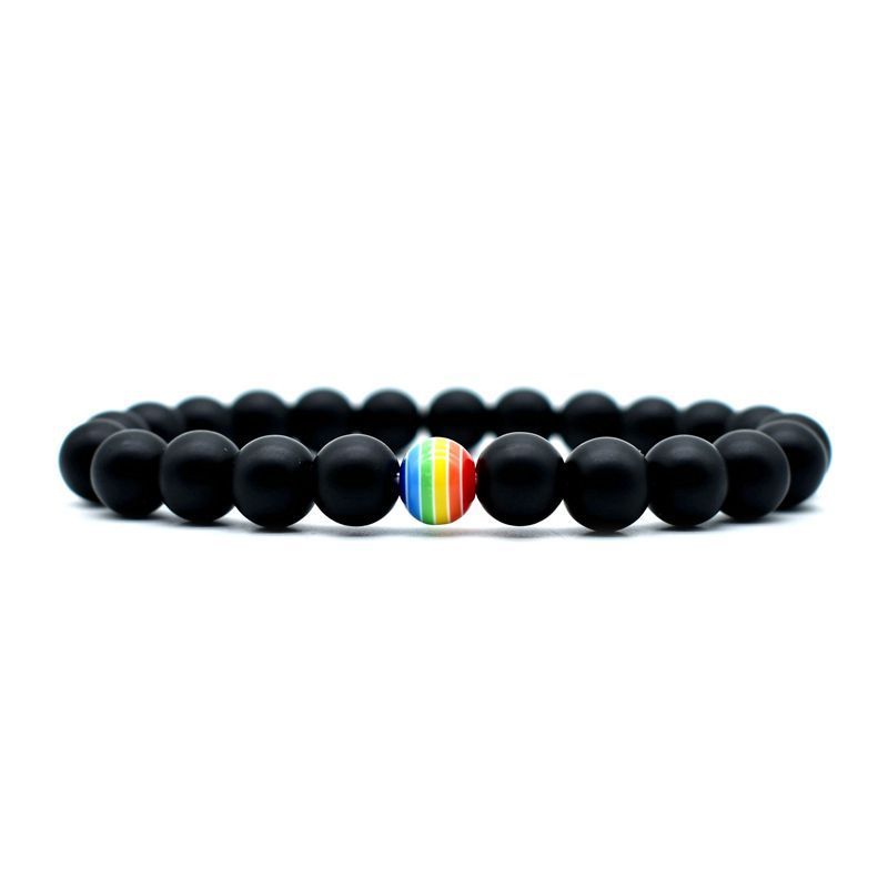 Stenpärlor Pararmband Vulkaniska stenpärlor Armband