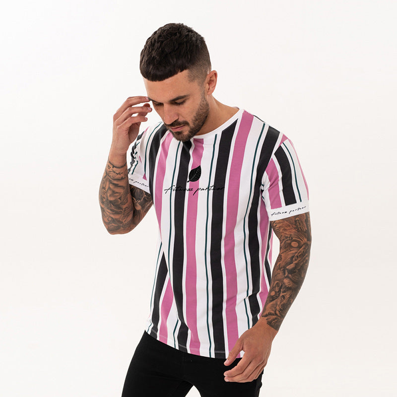 T-shirt de fitness décontracté pour hommes