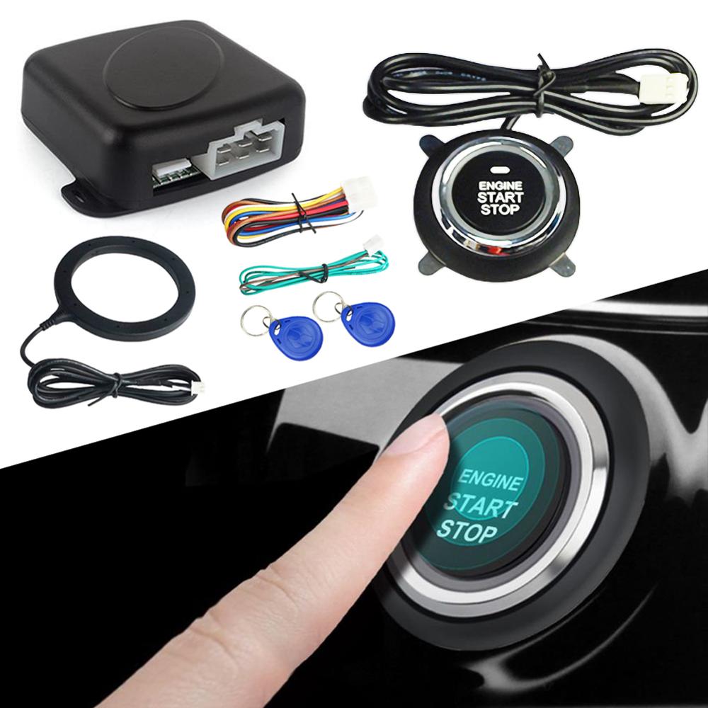 Advanced Car Anti-Theft Security System - Black ABS Electronic Device - 8.7x8.5x3cm - Driving Safety Enhancement