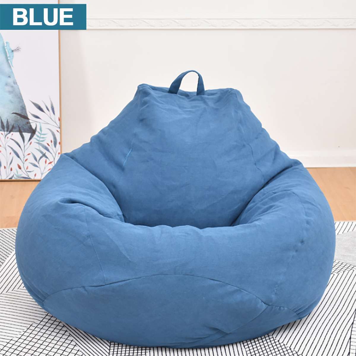 Fauteuil poire géant doux et confortable