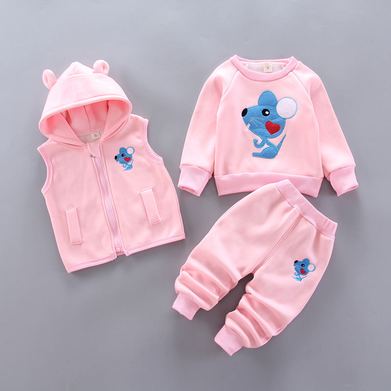 Children's Thick Three-Piece Suit