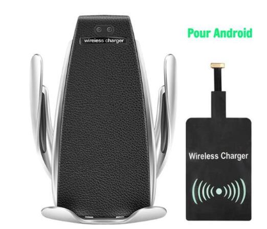 Chargeur de téléphone pour iPhone 11 Samsung Xiaomi 10W, double induction, chargeur rapide avec téléphone portable S5