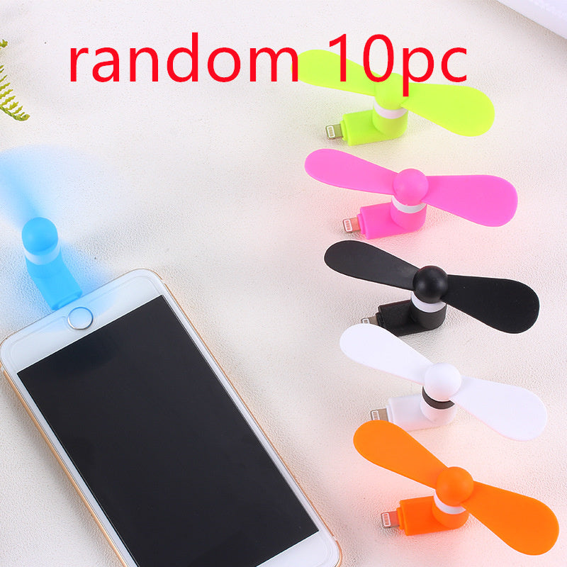 Charging USB Mini Fan for Android & iPhone