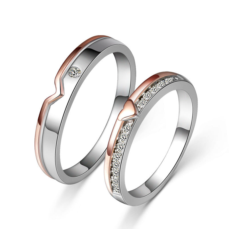 925 Sterling Silver romantiska parringar för män och kvinnor